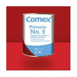 COMEX PRIMARIO NUMERO 3 ROJO OXIDO 200 LITROS