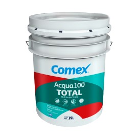 ACQUA 100 TOTAL SEMIMATE BLANCO 19 LITROS