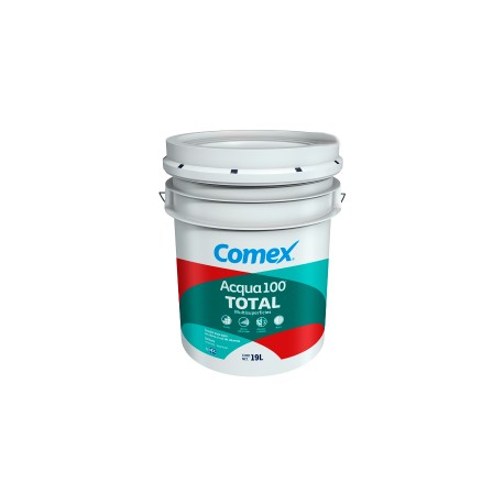 ACQUA 100 TOTAL SEMIMATE BLANCO 19 LITROS