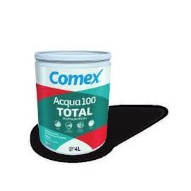 ACQUA 100 TOTAL SEMI MATE NEGRO 19 LITROS