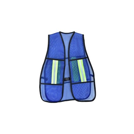 CHALECO DE MALLA AZUL