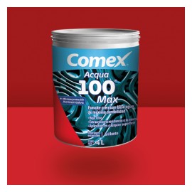 ACQUA 100 MAX ESMALTE BRILLANTE BCO  4 LITROS