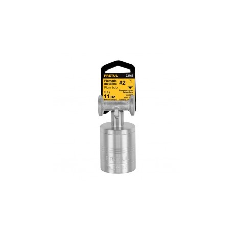 PLOMADA METALICA C/CENTRO 310 G ---22462/PRETUL