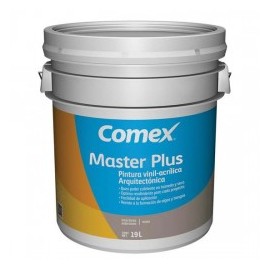 MASTER PLUS PINT VIN ACRIL MATE BCO 19 LITROS