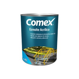 COMEX ESM ACR AMARILLO CROMO 4 LITROS