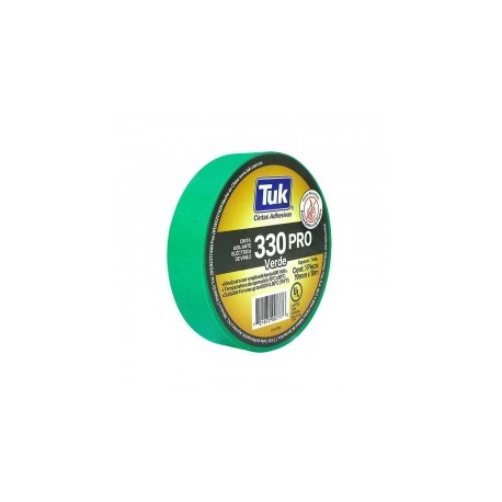 CINTA ELECTRICA AISLANTE 330 V ERDE