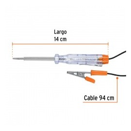 PROBADOR CORRIENTE DIRECTA C/CAIMAN 6-12 V 13987/TRUPER