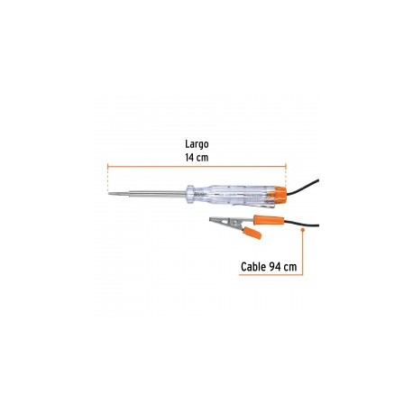 PROBADOR CORRIENTE DIRECTA C/CAIMAN 6-12 V 13987/TRUPER