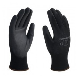 GUANTES NEGROS DE NYLON